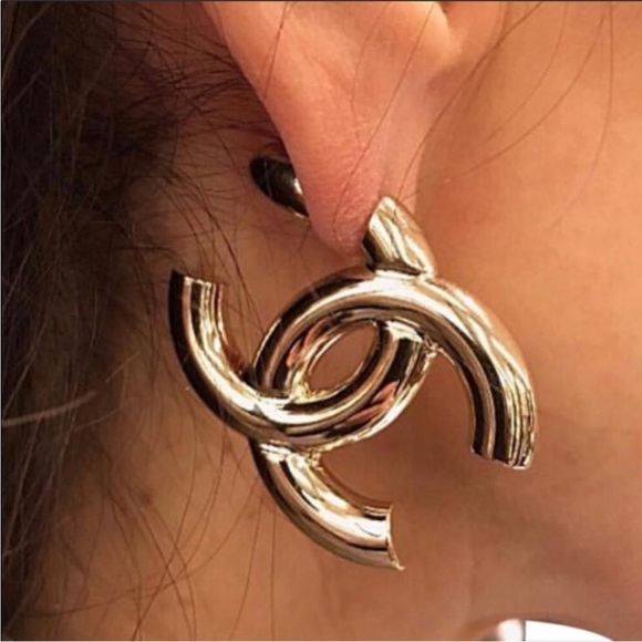 CHANEL Jewelry - Chanel CC earrings